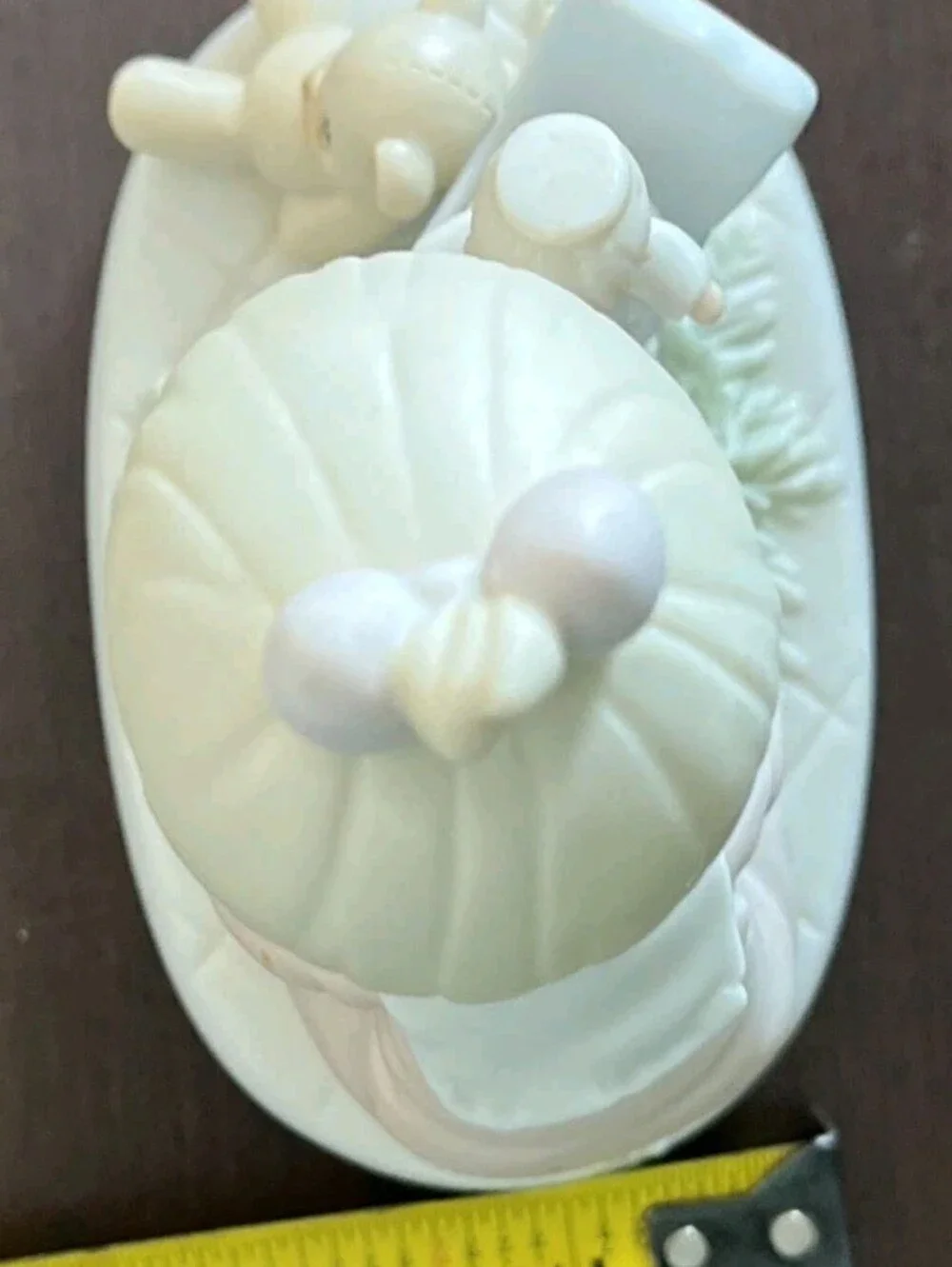 precious moments figurine - Just Poppin’ To Say Halo-1994 - #523755
